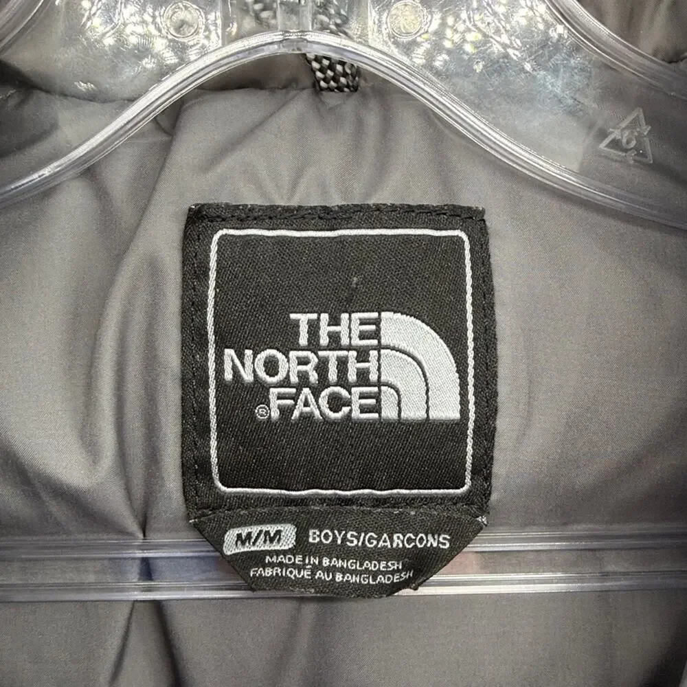 The North Face Boys 600 Down Puffer Vest - Blue/Gray - Medium
